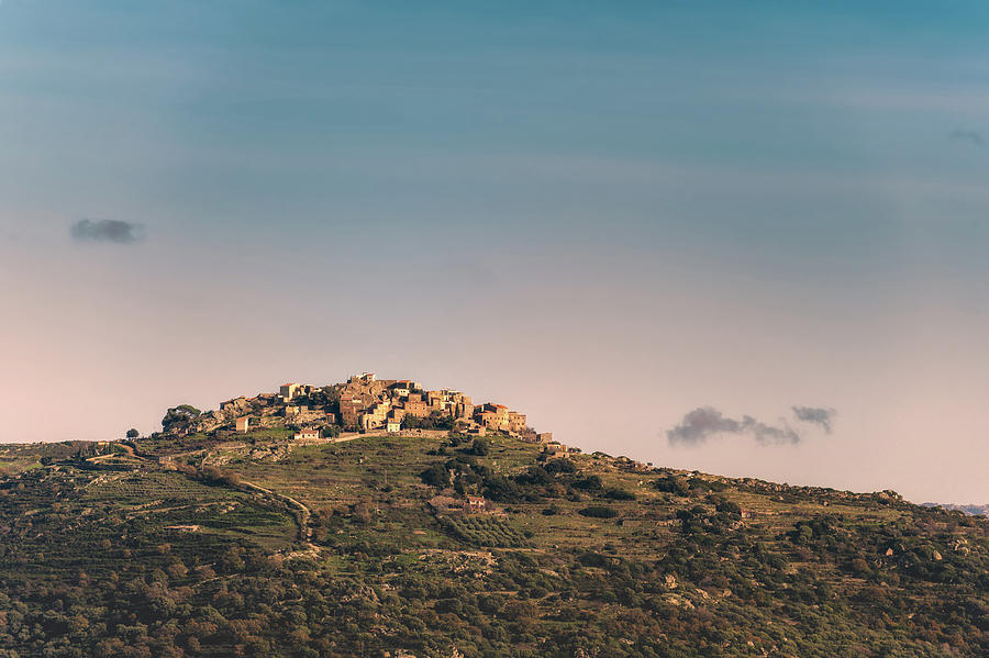 Sant Antonino Village In The Balagne Region Of Corsica Photograph