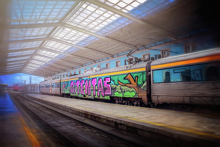 Santa Apolonia Train Station Lisbon Photograph by Carol Japp