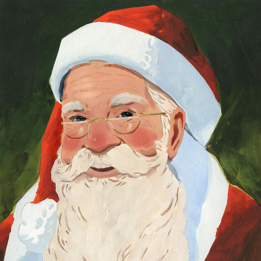 Santa Claus Specs I Painting by Jacob Green - Fine Art America