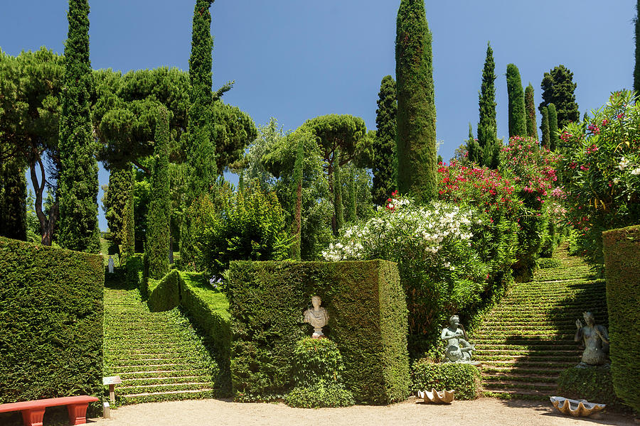 Santa Clotilde Gardens In Lloret De Mar, Costa Brava, Spain Digital Art ...