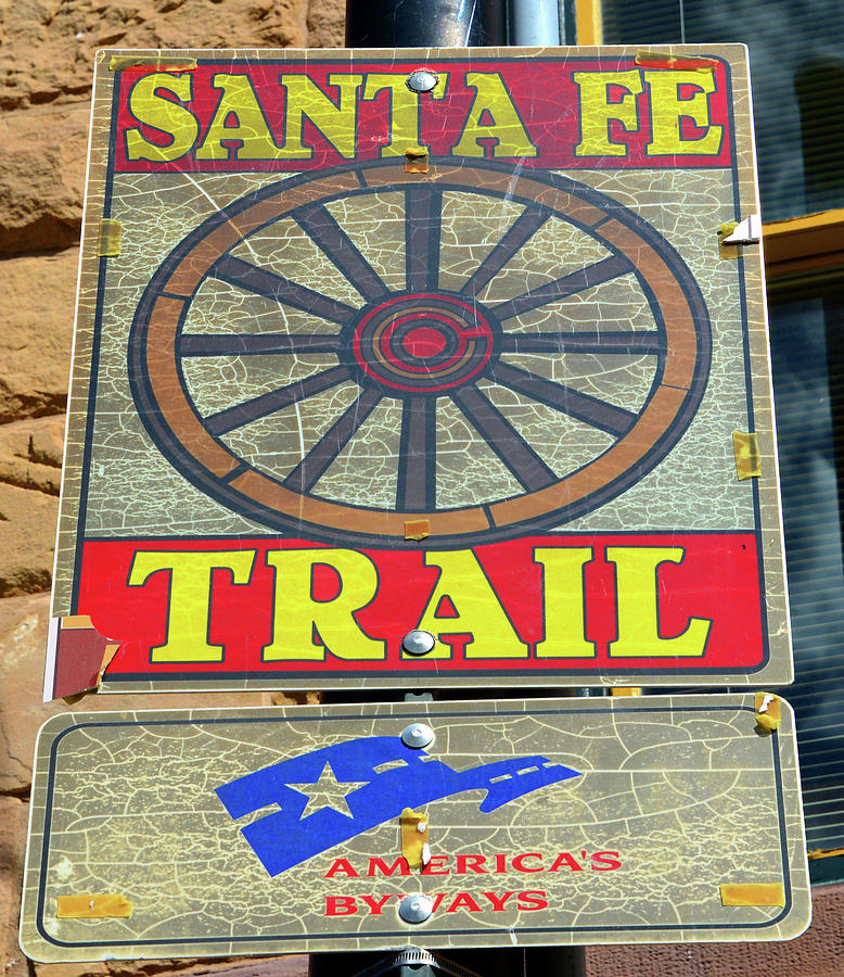 Santa Fe Rail sign Photograph by David Lee Thompson