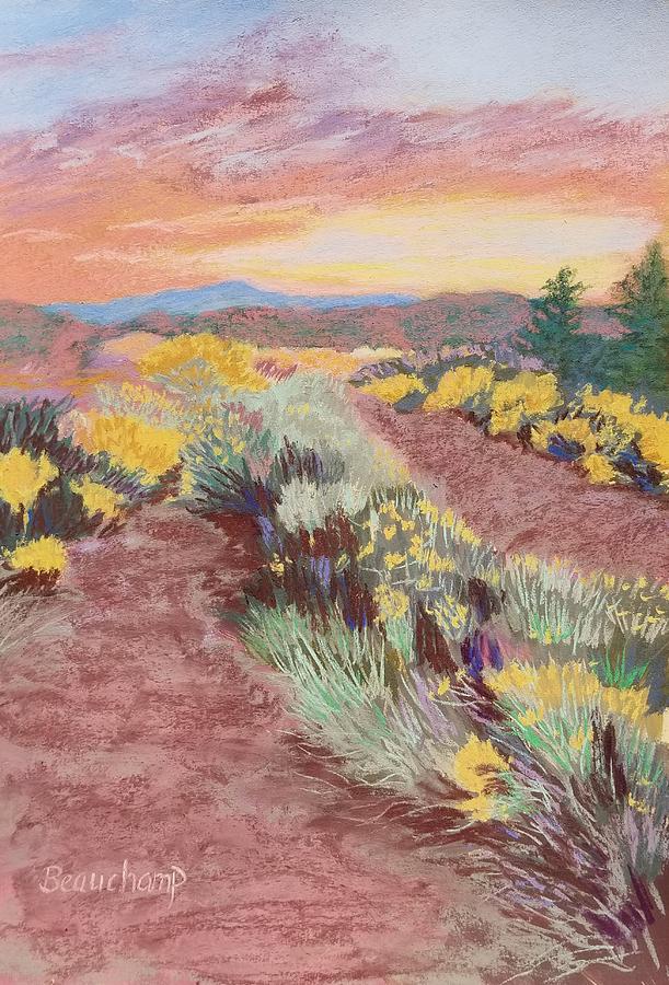 Santa Fe Sunrise Pastel by Nancy Beauchamp