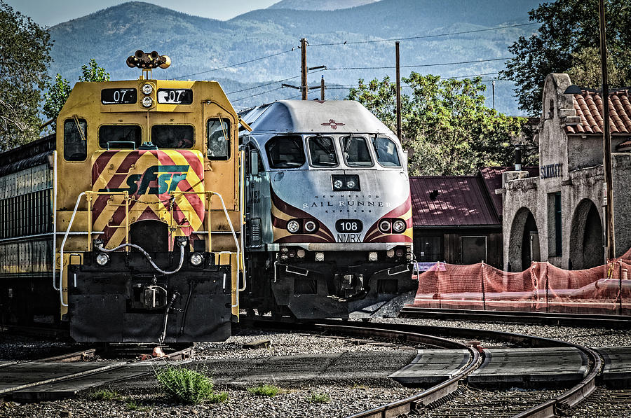 Santa Fe Train Depot, The Railyard, Santa Fe, New Mexico Photograph by Mark Summerfield
