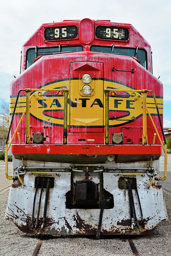 Santa Fe Train Portrait Photograph by Kyle Hanson