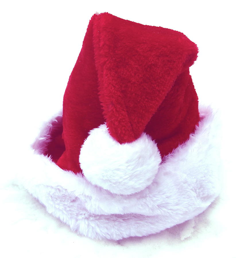 Santa Hat In The Snow 6 Photograph