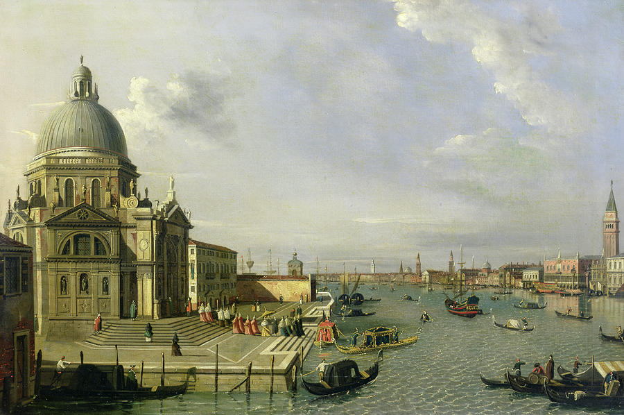 Santa Maria della Salute, Venice Painting by William James - Fine Art ...