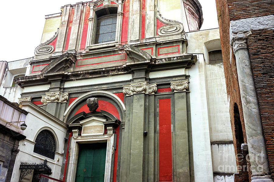 Architecture Photograph - Santa Maria Maggiore della Pietrasanta in Naples by John Rizzuto