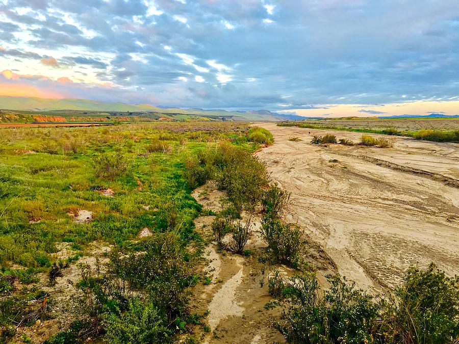 Santa Maria Riverbed Trail Eastward Photograph by Christina Ford