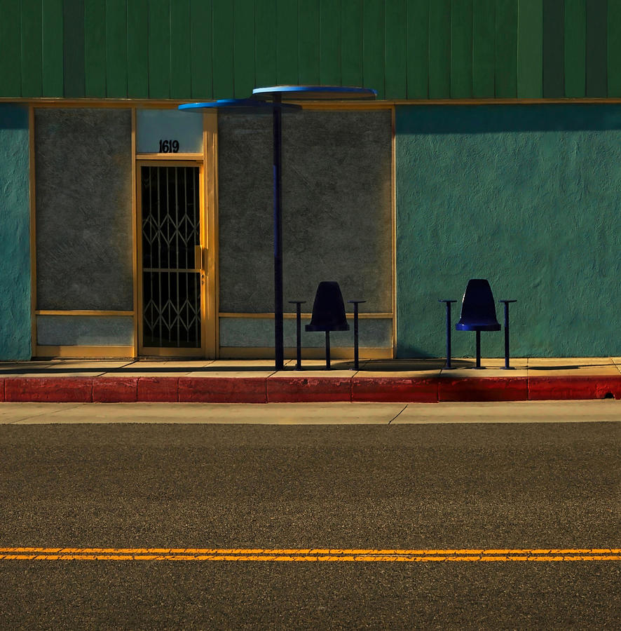 Architecture Photograph - Santa Monica Boulevard by Roxana Labagnara