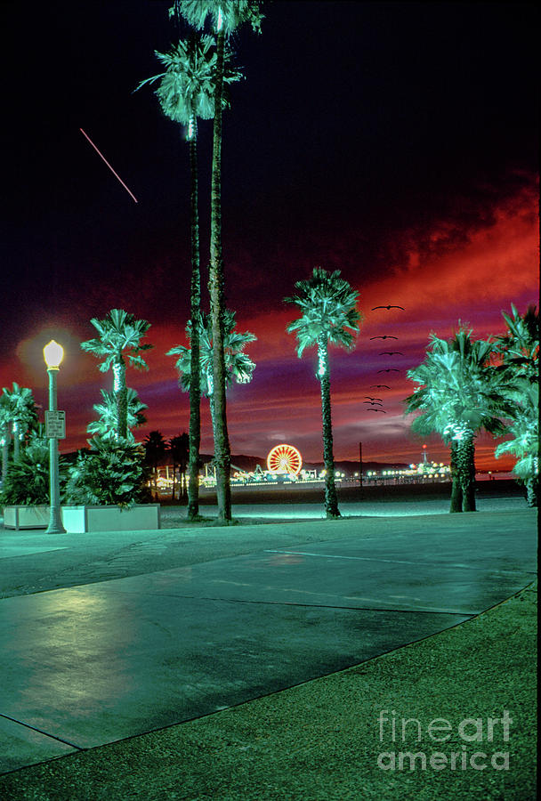 Santa Monica Pier Landmark Photograph by David Zanzinger