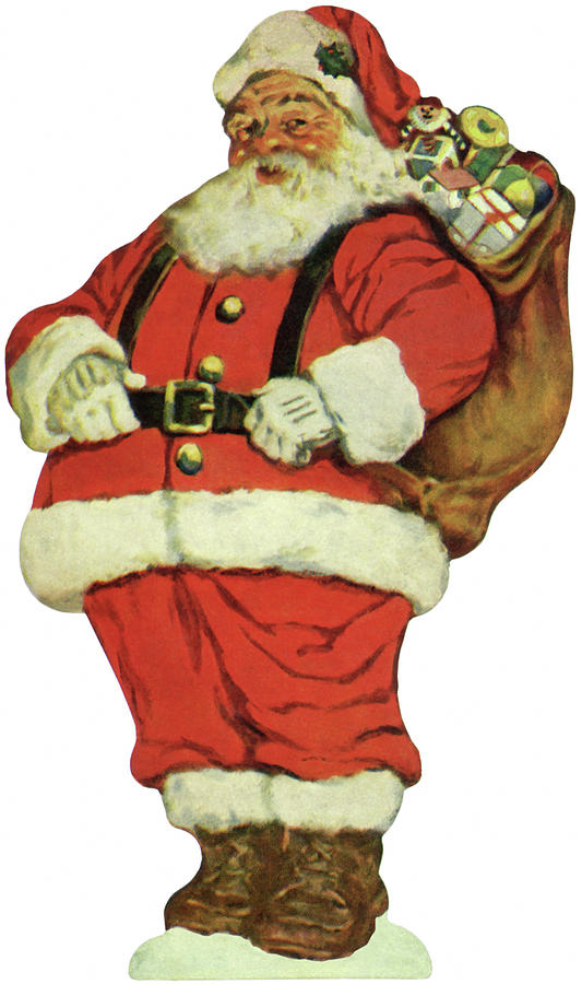 Santa by Vintage Apple Collection - Fine Art America