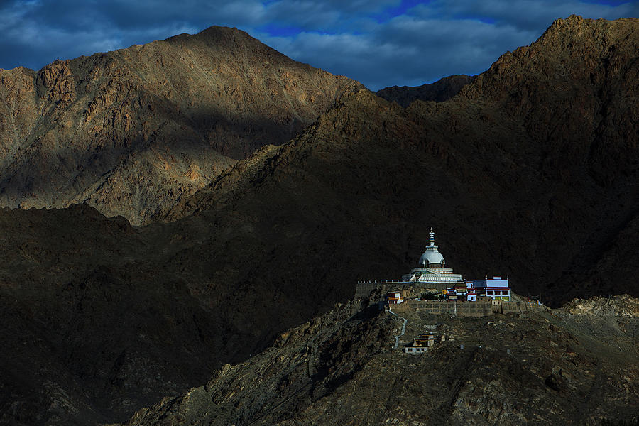 Santi Stupa, Leh Ladakh Photograph by Athit Perawongmetha