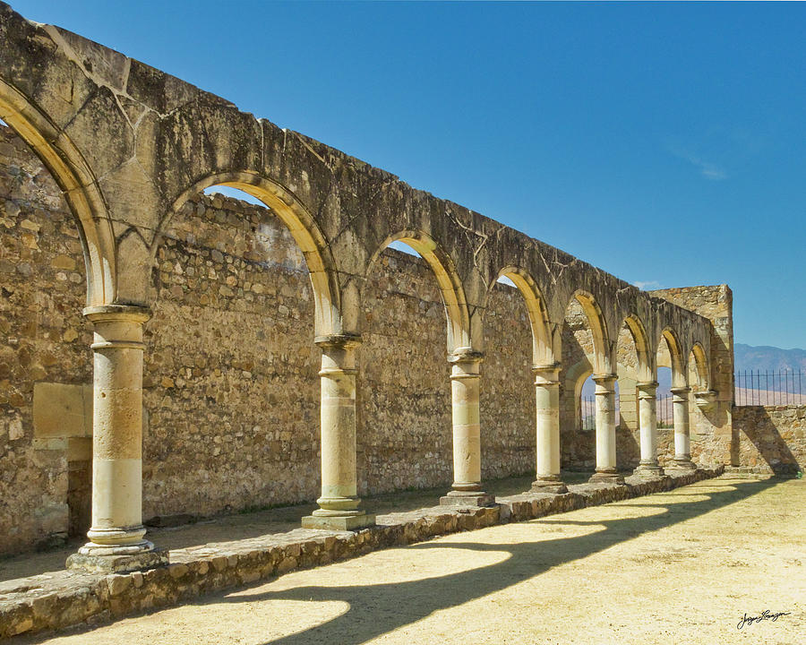 Santiago Apostol Columns and Arches Photograph by Jurgen Lorenzen