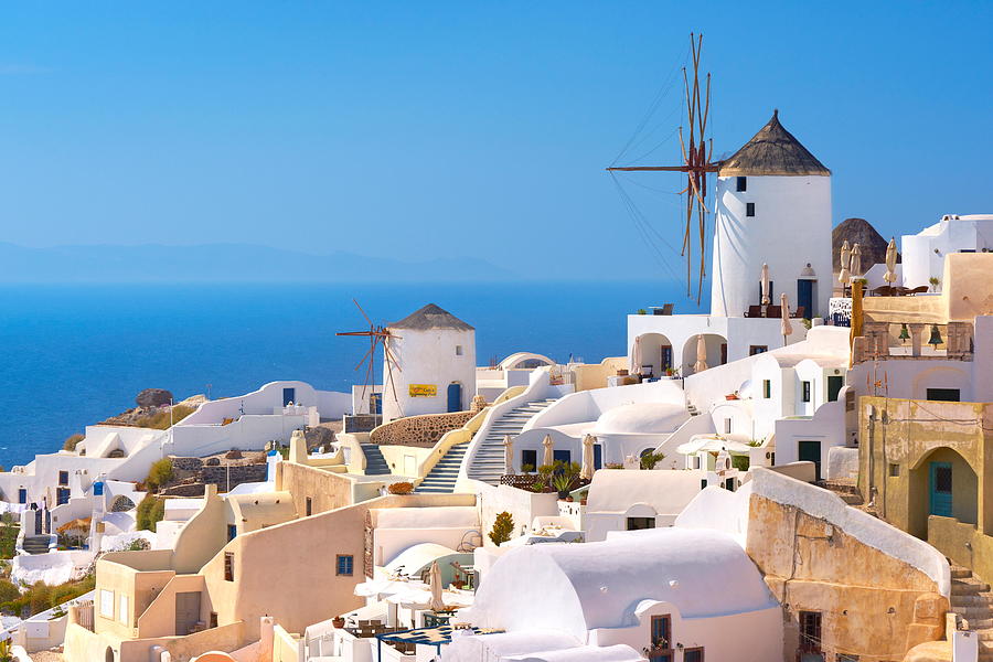 Santorini Island - White Houses Photograph by Jan Wlodarczyk - Fine Art ...