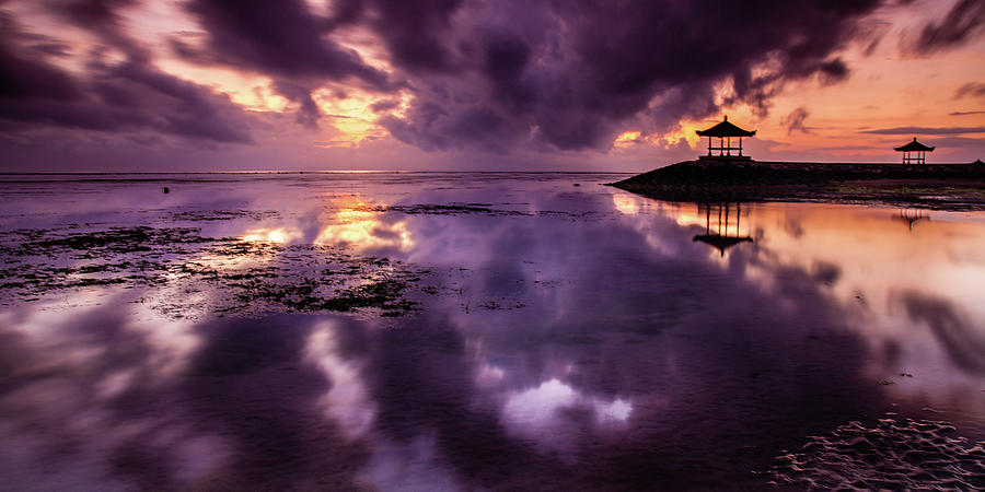 Sanur Lagoon Sunrise, Bali Photograph by Nolan Caldwell