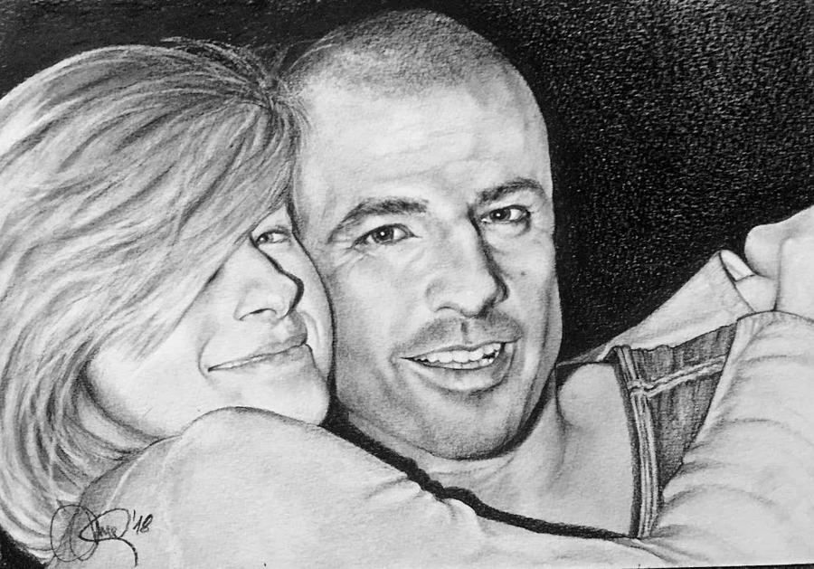 Sara and Manuel Drawing by Monica De Bellis - Fine Art America