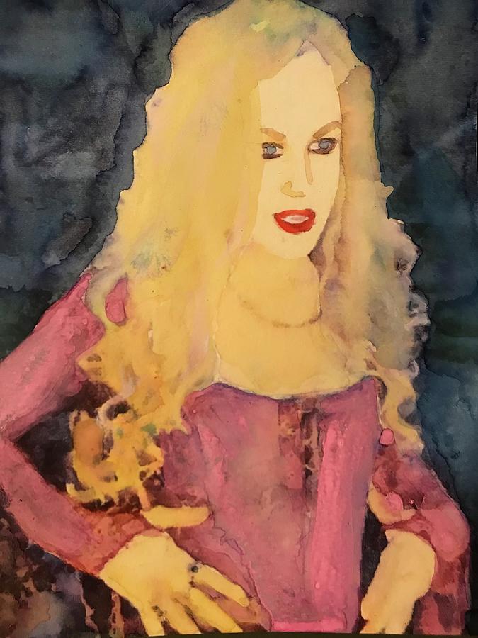 Sarah Sanderson Painting by Nick Mantlo-Coots - Fine Art America