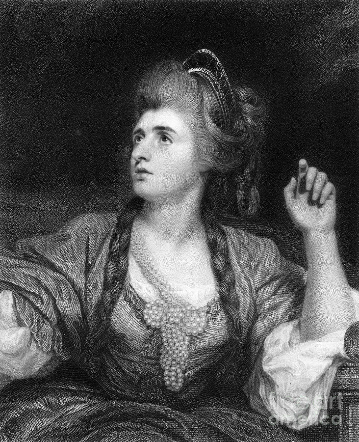 Sarah Siddons, English Tragic Actress Drawing by Print Collector - Fine ...