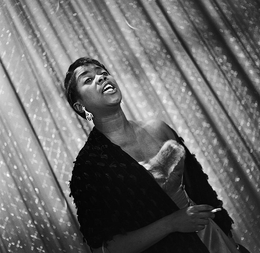 Sarah Vaughan On The Ed Sullivan Show Photograph by Michael Ochs Archives