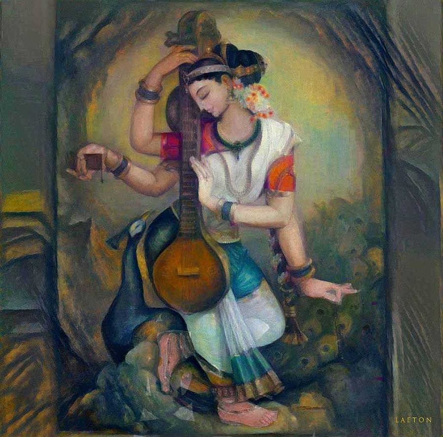 modern art of saraswati