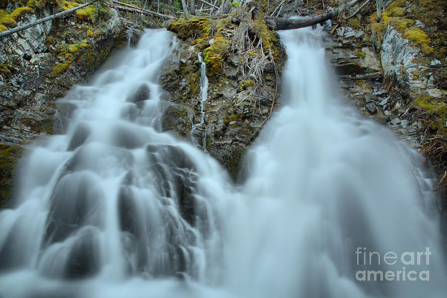 Sarrail Falls Split Photograph by Adam Jewell