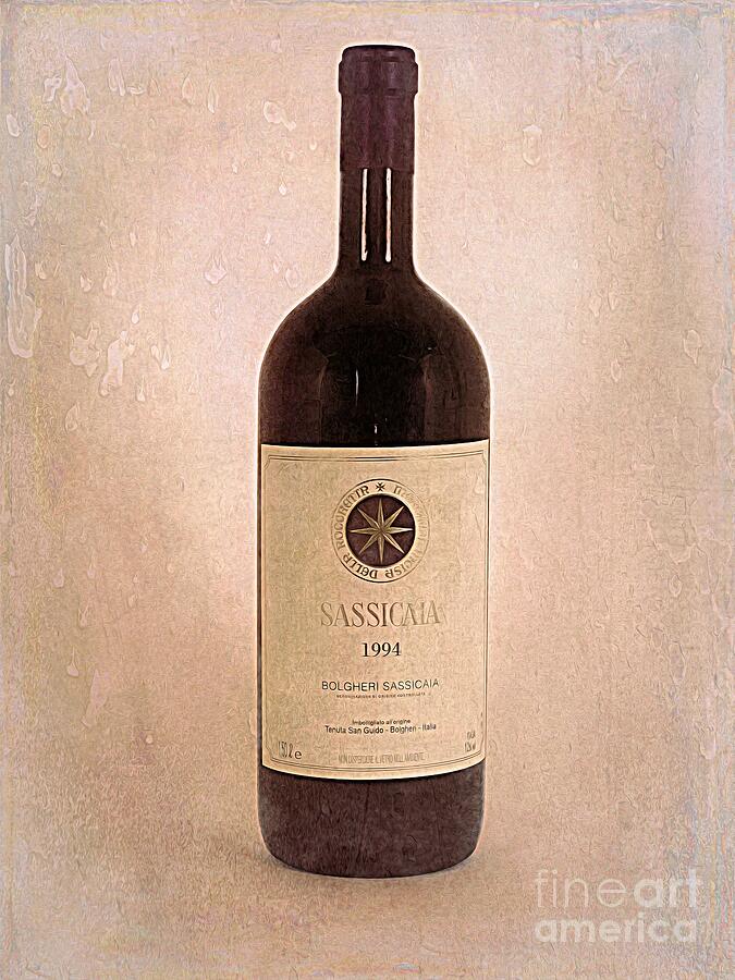 Sassicaia - Italian Wine Photograph by Stefano Senise
