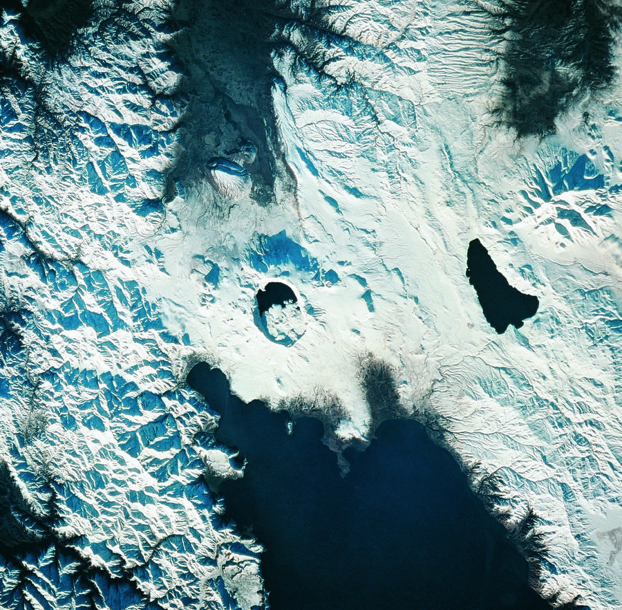 Satellite View Of The North Pole Photograph by Stockbyte