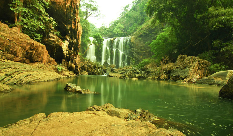 Sathod Water Falls, North Karnataka Photograph by Abhinav Mathur