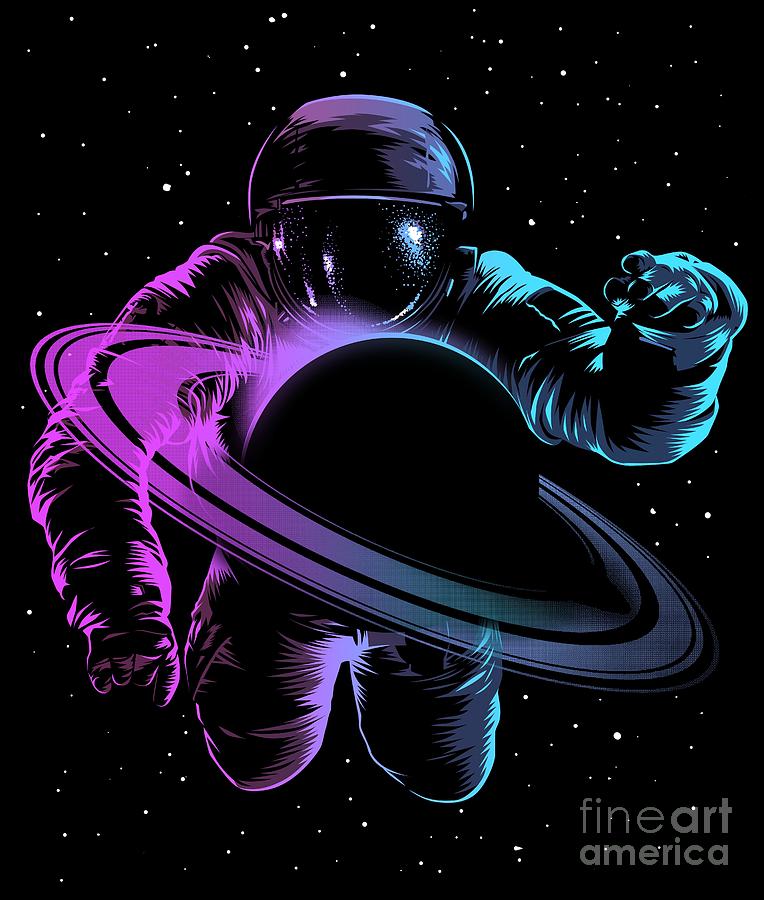 astronauts planet saturn