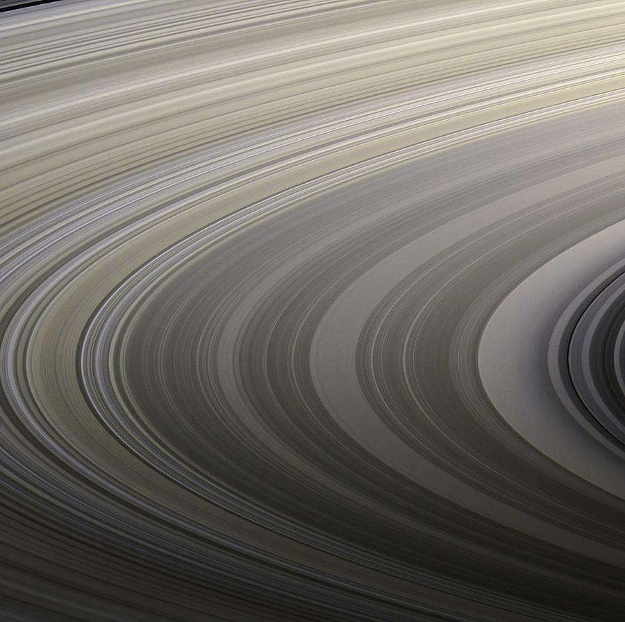 Saturn Gravitys Rainbow, NASA Painting by Celestial Images