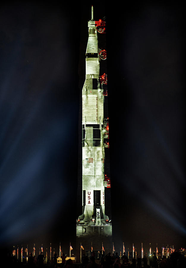 Saturn Rocket apollo 11 DC Photograph by Jack Nevitt