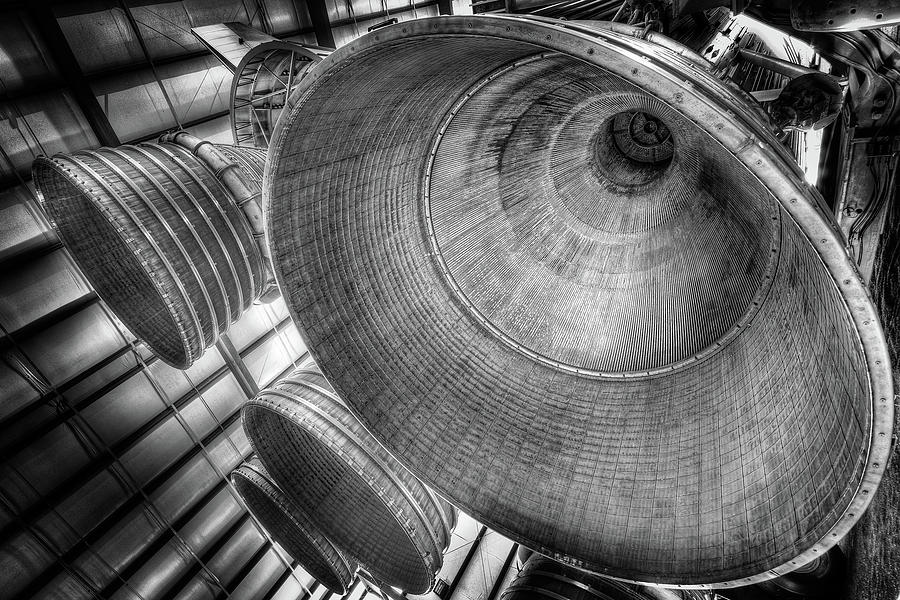 Saturn V First Stage Engines Photograph by Dave Wilson