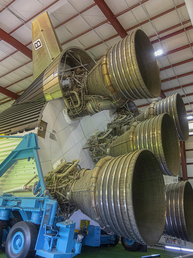 Saturn V Rocket First Stage by David Chiles Saturn V Rocket First Stage by David Chiles