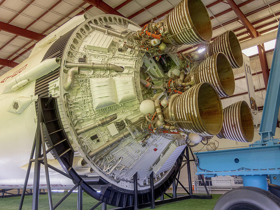 Saturn V Rocket Second Stage by David Chiles Saturn V Rocket Second Stage by David Chiles
