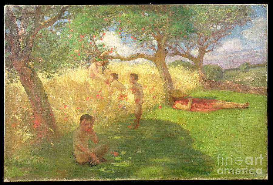 Satyrs Painting by Rupert Charles Wolston Bunny - Fine Art America