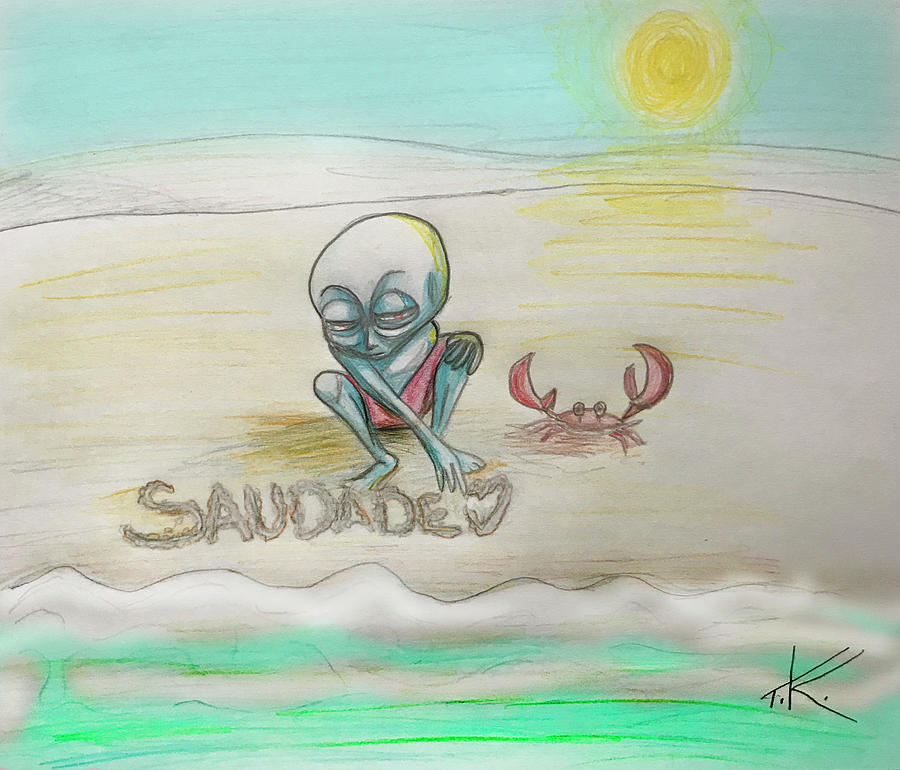 Saudade Drawing by Similar Alien