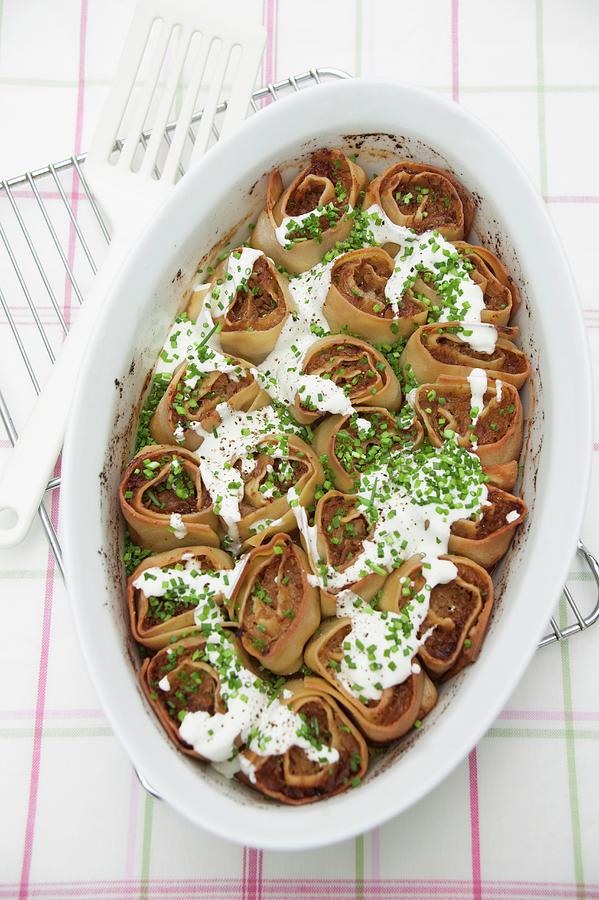 Sauerkraut Whirls Photograph by Food Experts Group