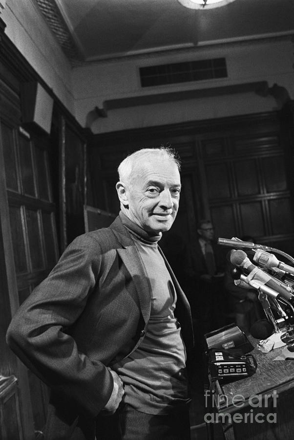 Saul Bellow At Press Conference Photograph by Bettmann Saul Bellow At Press Conference Photograph by Bettmann