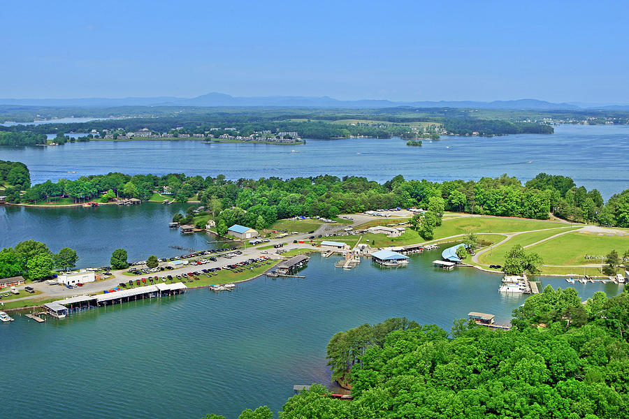 Saunders Marina, Smith Mountain Lake, Va. Photograph by The James Roney Collection