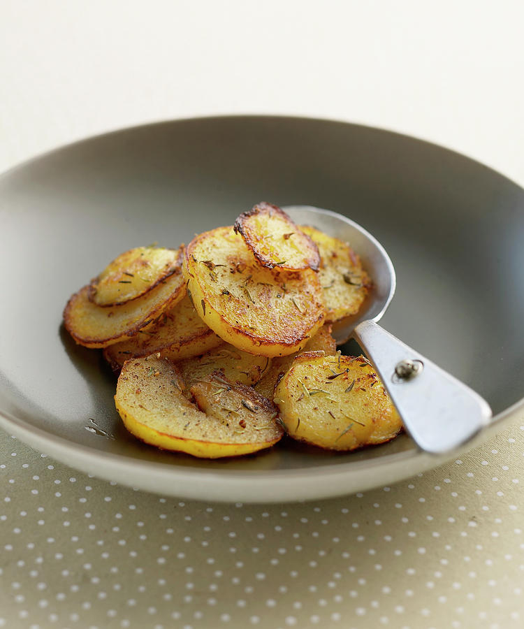 Sauted Potatoes With Thyme Photograph by Fnot