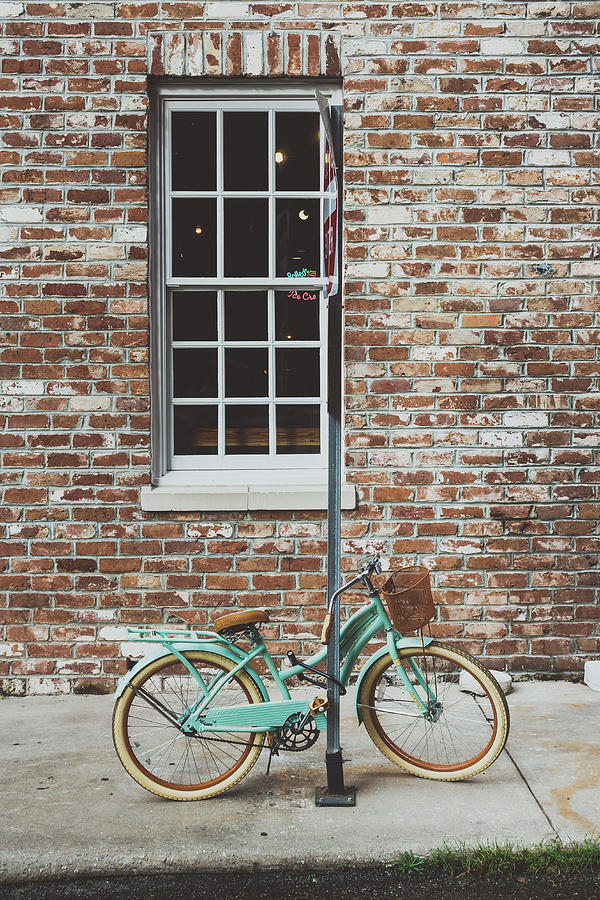Savannah Bicycle Photograph by Rebekah Zivicki