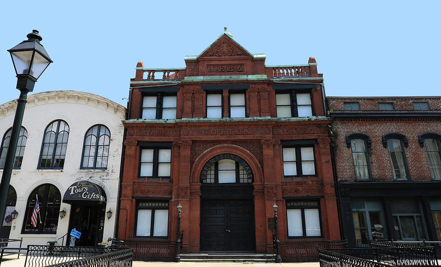 Savannah Cotton Exchange Photograph by Dan Sproul