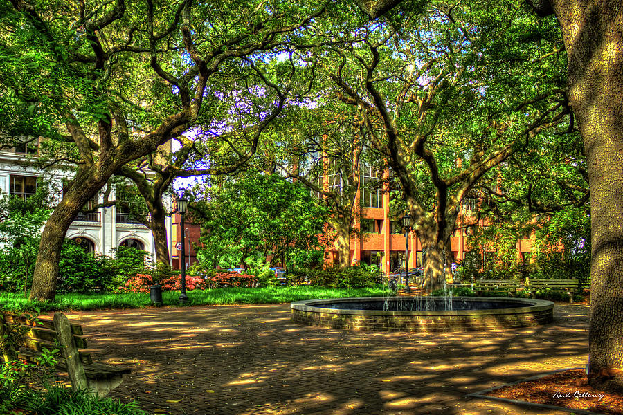 Savannah Shade Historic Savannah Parks Savannah Georgia Art Photograph by Reid Callaway