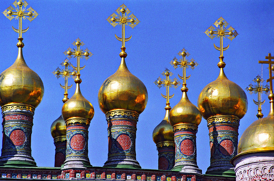 Saviours Church, Kremlin, Russia Digital Art by Bruno Cossa