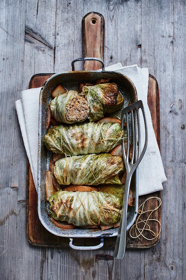 Savoury Chicory Roulade Photograph by Brigitte Sporrer