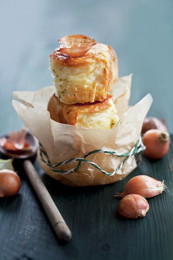 Savoury Onion Buchteln baked Yeast Dumplings Photograph by Schindler, Martina