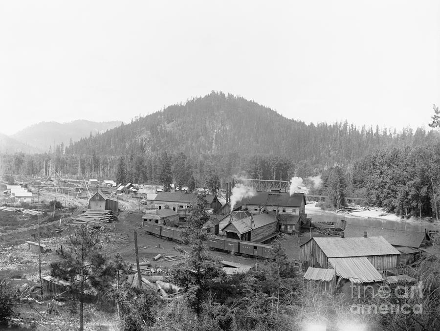 Saw And Shingle Mill In Idaho Photograph by Bettmann