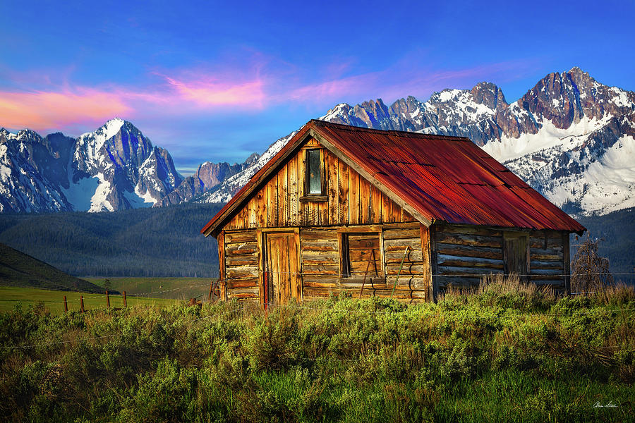 Sawtooth Cabin Photograph by Chris Steele