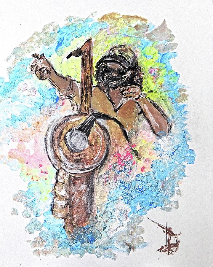 Music Painting - Sax-a-Licious by Debora Lewis