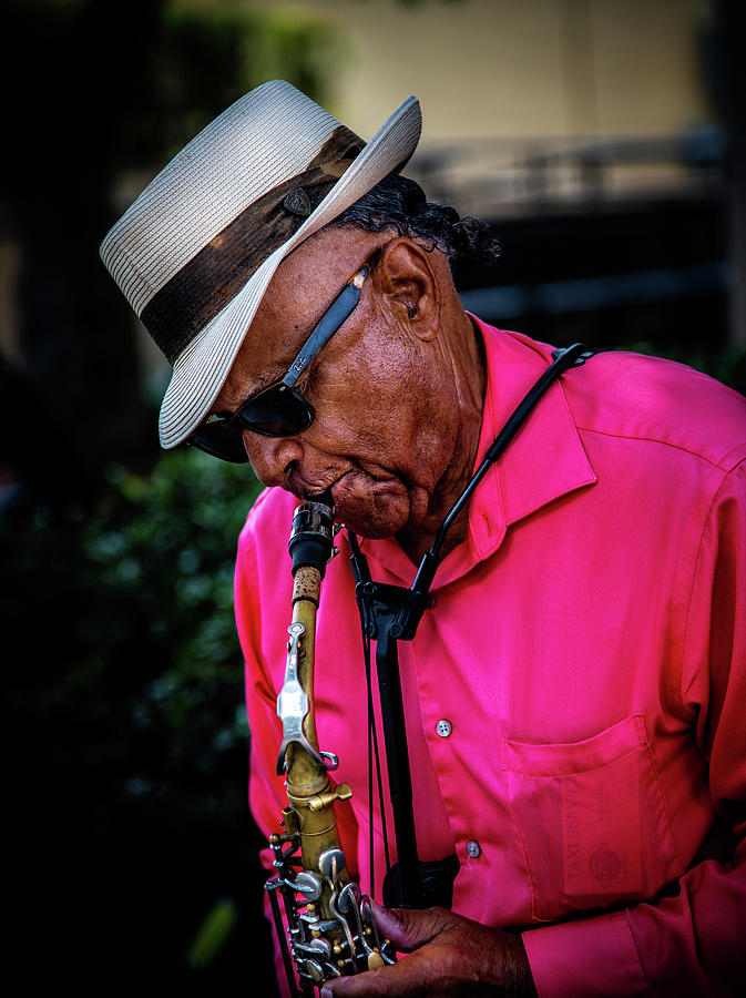 Sax On The Street Photograph by Greg and Chrystal Mimbs